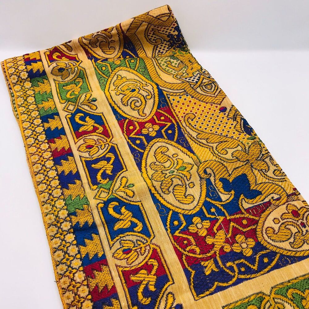 Cotton Embroidered Tapestry Table Topper Made In Barcelona Square 49 x 49 Inches